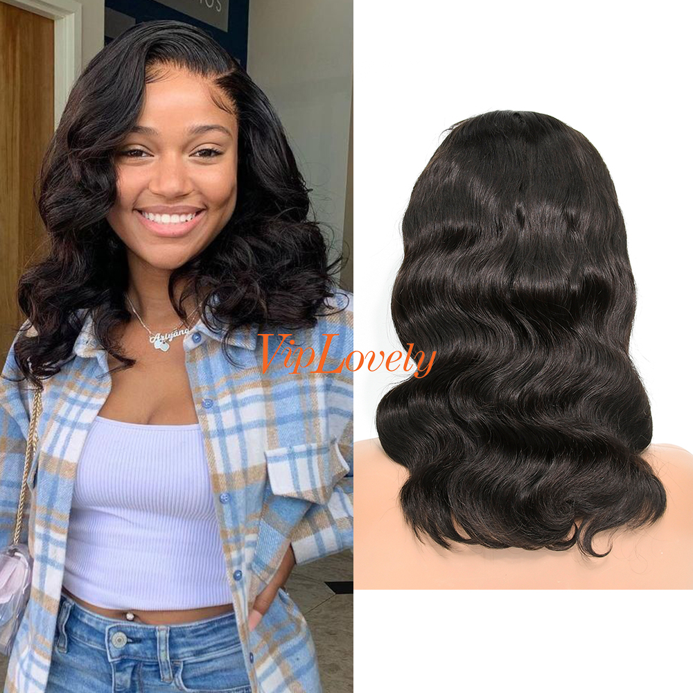 Body Wave Natural Color Transparent Lace 13X4 Bob Wig