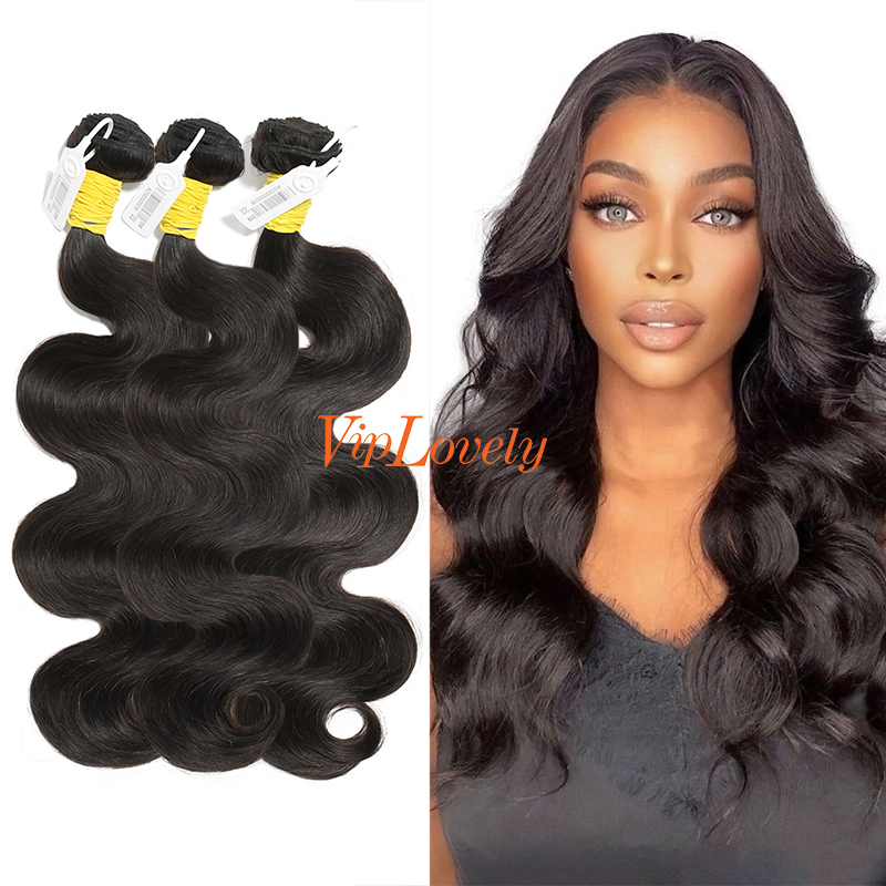 #1b Peruvian Raw Human Hair Weft body wave