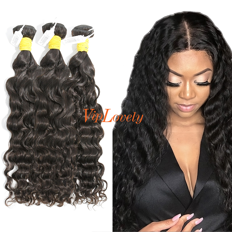 #1b Malaysian Raw Human Hair Weft indian curly