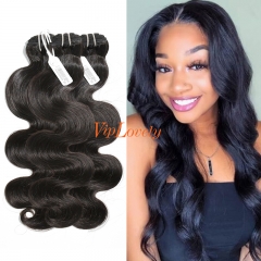 #1b Indian Virgin Human Hair Weft body wave