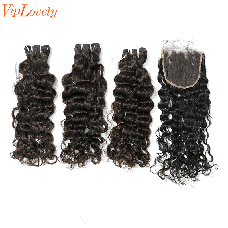 Virgin Indian Wave 16 18 20 Inch And 5x5 HD Lace 18 Inch  Free Shipping